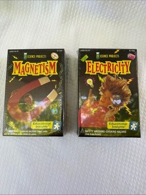 Lot of 2 vintage (1993) Educational Insights science project kits New sealed